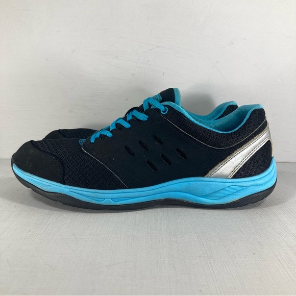 Vionic Venture Running Shoes Athletic Sneakers Black Blue Women 10 - Picture 2 of 9